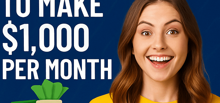 10 Side Hustles to Make $1,000 Per Month